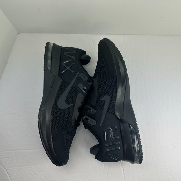 Nike Air Max Alpha Trainer 4 Shoes Triple Black CW3396-002 Men's Multi Size NEW - Picture 3 of 12